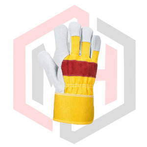 Gants de travail en cuir résistant à la chaleur à usage général Caractéristiques respirantes et résistantes à la déchirure Longueur personnalisable pour la protection des mains - Product Image 4
