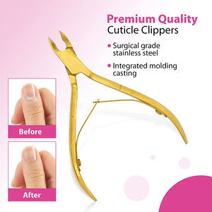 Coupe-ongles incurvé en acier inoxydable avec une large ouverture de mâchoire pour un soin professionnel des ongles des doigts - Conception équilibrée - Product Image 4