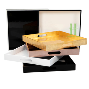 Joyero de laca rectangular moderno ecológico de lujo hecho a mano multifunción Vietnam fábrica HNH artesanía directamente - Product Image 5