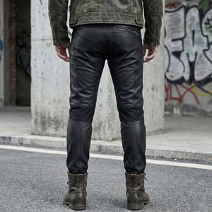 <b>Men's</b> Matte Cotton Streetwear <b>Jogger</b> Sweatpants Custom Biker Moto Pants Ribbed Paneling Motocross Inspired <b>Slim</b> <b>Fit</b> Waterproof - Product Image 2