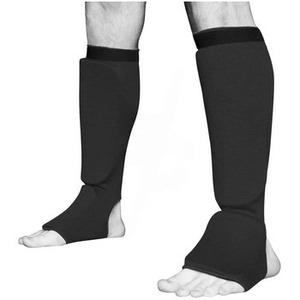 Protège-tibias et cou-de-pied en tissu élastique MMA | Protège-tibias MMA Protège-pieds Muay - Product Image 1