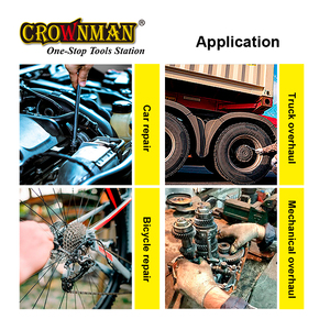 Crownman thợ sửa chữa công cụ 8-19mm <span class=keywords><strong>l</strong></span>-cờ <span class=keywords><strong>l</strong></span>ê góc Hex Ổ cắm ống cờ <span class=keywords><strong>l</strong></span>ê hai đầu khuỷu tay Hex cờ <span class=keywords><strong>l</strong></span>ê - Product Image 5