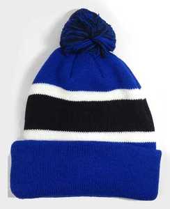 Black Lining Winter famous Hat Custom Cuff Ribbed Blank Merino wool winter Knitted Beanie Hat Custom warm <b>For</b> Unisex Cap - Product Image 3