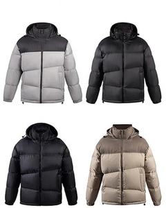 โรงงานผลิตเสื้อแจ็คเก็ตกันน้ำ กันลม ระบายอากาศได้ดี สำหรับผู้ชาย แบบมีฮู้ด ผ้าแคนวาส แฟชั่นฤดูหนาว รับผลิตตามสั่ง ขายส่ง - Product Image 4