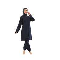 Nouveau maillot de bain modeste et écologique à séchage rapide en Spandex/Nylon pour femmes musulmanes, confortable, à manches longues, Hijab Burka, couvrant entièrement le corps, sportif