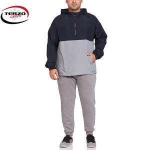 Chaqueta cortavientos de lana para hombre personalizada 2024 con capucha cortavientos de primavera para exteriores del fabricante - Product Image 3