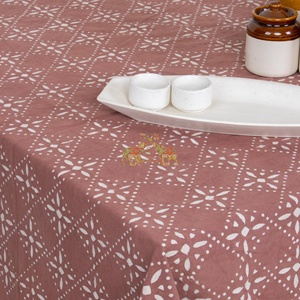 Mantel 100% Algodón con Estampado Dabu, Personalizado, Extra Grande, Decoración del Hogar, Estilo Rústico, para Regalos - Product Image 4