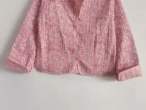 Recién llegado, chaqueta acolchada hecha a mano Reversible de algodón puro, ropa de invierno de algodón, chaqueta Unisex para mujer - Product Image 3