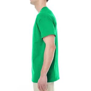 Camisetas Lisas de Manga Corta para Hombre, Talla Grande, Cuello Redondo, Color Sólido, 100% Algodón, Ropa Casual para Hombre - Product Image 3