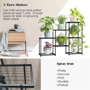 From Ground to Glory Planter <b>Holders</b> and Stands for Every Home Raising Plants to New Heights the Perfect Planter Stands - Product Image 3