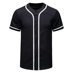 Maillot de baseball à sublimation personnalisée pour hommes, vêtements de sport souples, maillot imprimé uni et confortable, taille plus faible - Product Image 4