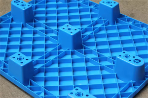 Euro palettes à simple face industrielles empilables en plastique d'entrée 4-<span class=keywords><strong>Way</strong></span> empilables pour le papier de carton - Product Image 5