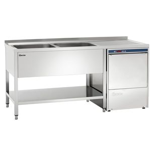 Fregadero de Cocina B1800 de 2 Tanques con Unidad de Lavado 700 - Product Image 1