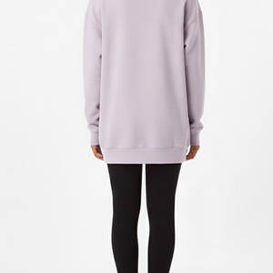 เสื้อสเวตเชิ้ตผู้หญิงทรงหลวม สวมใส่สบาย เหมาะกับฤดูหนาว เนื้อผ้านุ่ม 100% ผ้าฝ้ายฟลีซ เป็นมิตรต่อสิ่งแวดล้อม ระบายอากาศได้ดี เหมาะสำหรับใส่ทุกวัน - Product Image 6