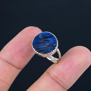 Sólido 925 joyería de plata esterlina Natural Multi fuego labradorita piedra preciosa anillo hecho a mano 925 sello anillo de plata esterlina joyería - Product Image 2