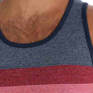 เสื้อกล้าม100% ผู้ชายผ้าคอตตอนย้อมสีและแห้งเร็วมาใหม่โลโก้ตามสั่ง - Product Image 2