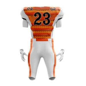 Customized Personalized Team Name Number 100% Polyester Sublimated American Football Tops <b>Men's</b> American Football Jersey - Product Image 3
