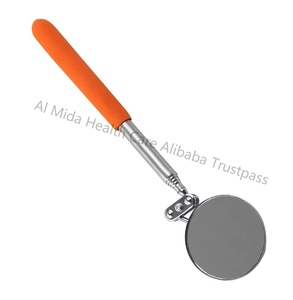 Espejo Dental de alta resolución con mango de acero inoxidable, superficie frontal, Instrumentos dentales de alta resolución, n. ° 4, por Al Mida - Product Image 3