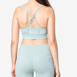 Vêtements de sport pour femmes Ensemble de yoga personnalisé de haute qualité Tenue de yoga en gros Ensemble de yoga 2 pièces pour femmes Combinaison sans couture - Product Image 6