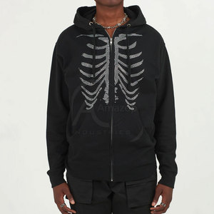 เสื้อฮู้ดดี้ผู้ชายแบบแห้งเร็วประดับเพชรเทียม ราคาประหยัด - Product Image 6