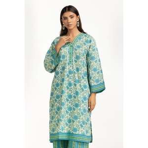 Conjunto Bohemio de Algodón y Viscosa IPST-55244 para Primavera/Verano con Mangas Tres Cuartos - Product Image 4