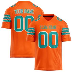 Uniforme de Fútbol Americano para Niñas al por Mayor, Jersey de Poliéster Ligero de 175 g/m², Ropa Deportiva para Entrenamiento y Partidos de Equipos Juveniles - Product Image 1