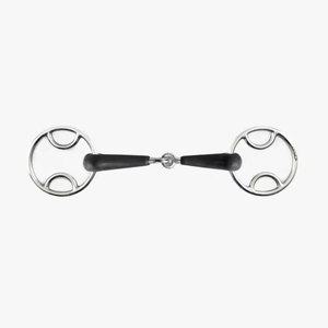 Mors de cheval avancés en acier inoxydable, mors de cheval confortables pour les cavaliers - Product Image 1