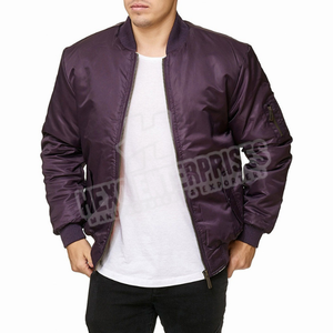 Nouvelle veste de baseball unisexe en polyester de soie de haute qualité Veste universitaire en satin Letterman personnalisée vente en gros - Product Image 1
