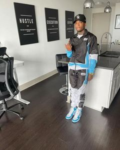 OEM Custom Men's Outdoor Waterproof Sports Polyester Nylon Print Reflective Windbreaker Track Jacket and <b>Pants</b> Set Tracksuit Men - Product Image 3