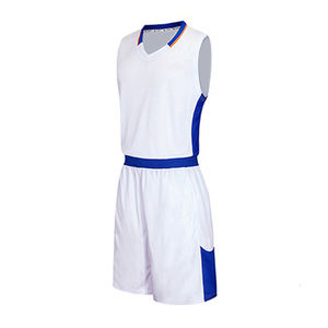 เสื้อบาสเก็ตบอลเสื้อบาสเก็ตบอลแบบปักด้วยความร้อน - Product Image 1