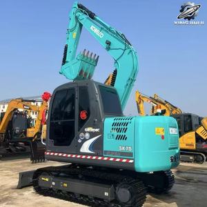 Used KobelcoSK75 Excavator 7.5ton 0.4m³<b>Bucket</b> Original Japan Brand <b>Small</b> Crawler Construction Excavator Low Hours CE Certified - Product Image 2