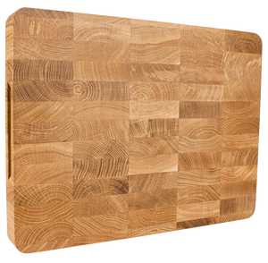 Tabla de Cortar de Madera de Roble Europeo de Primera Calidad con Asas, 40x30cm, Ecológica, Equipo de Cocina de Grado Profesional - Product Image 3