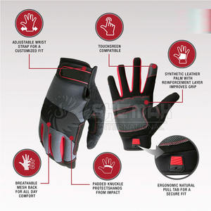 Guantes DE TRABAJO mecánicos industriales resistentes recién llegados para construcción y uso automotriz - Product Image 2