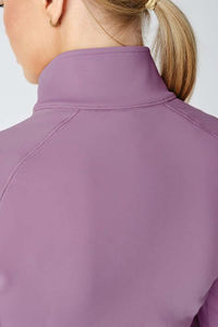Lightweight Nylon <b>Fleece</b> <b>Jumper</b> for Equestrian Riding Full-Zip Front Elastic Hem Moisture Control Windproof Breathable - Product Image 6