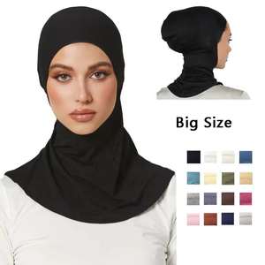 Alta calidad negro modesto suelto étnico Thobe/Thawb Chic Hijab Bonnet Chemo Hat para mujeres niños primavera tradicional musulmán - Product Image 4