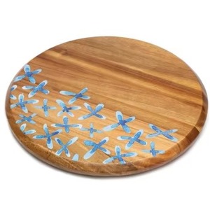 Plato giratorio Lazy Susan decorado para mesas de banquete, centro de mesa elegante para servir comida y suministro de utensilios de cocina para catering - Product Image 6