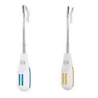 Ensemble d'élévateurs de racines Accuram Luxating Extraction, 7 pièces, manche en plastique léger, outils d'extraction dentaire, instruments dentaires