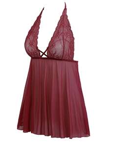 Ensemble de lingerie en dentelle pour femme, babydoll, chemise de nuit, teddy - Product Image 2