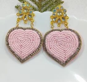 Pendientes de Flores Multicolores Hechos a Mano, Pendientes de Cuentas Bordadas, Joyería Festiva para Mujer, Pendientes de Cuentas al Mejor Precio - Product Image 2