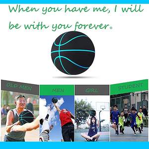 Shemax 2024 มาตรฐาน 5/6/7 บาสเกตบอลกันลื่นและสวมใส่หนังนิ่มไมโครไฟเบอร์ไม่มีโลโก้ Ball เหมาะสําหรับในร่มและกลางแจ้ง - Product Image 4