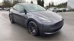 2024 Tesla โมเดลประสิทธิภาพ Y เบาะนั่งรถเกียร์อัตโนมัติ, เบาะหนังแบบพาโนรามาซันรูฟหลังสีเข้ม - Product Image 5