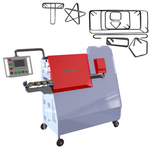 Máquina dobladora automática de estribos CNC para doblar barras de refuerzo de acero inoxidable con motor de núcleo Los componentes PLC pueden doblarse hacia arriba y hacia abajo - Product Image 1