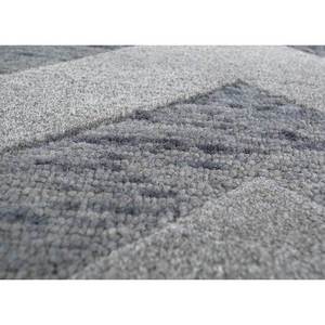Alfombras de Lana Gris y Negra con Diseño Contorneado, Hechas a Mano, Modelo Tra-13168, para Sala de Estar Juvenil o Pasillo, Decoración del Hogar - Product Image 3