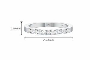 Anillo de Oro de 14K y Diamantes con un Solo Punto de Fijación |   Diamante de Corte Brillante de 0.25 Quilates - Product Image 2