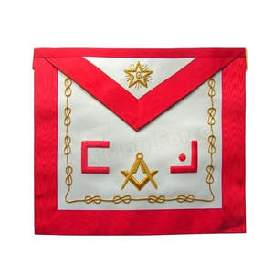 Delantal Masónico Personalizado de Alta Calidad, Color Personalizado, Nuevo Delantal Masónico Bordado a Mano, Listo para la Venta - Product Image 1