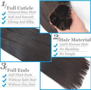 Cheveux vierges humains vietnamiens soyeux et lisses, cheveux vierges bruts non transformés, en vrac - Product Image 6