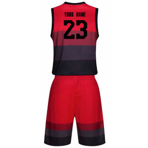 Nouveau design personnalisé coloré sublimation tissu respirant sergé impression vêtements de basket-ball unisexe de COSH Sportswear - Product Image 5