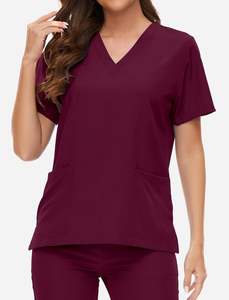 เครื่องแบบพยาบาลทางการแพทย์เครื่องแบบสครับสำหรับสตรีดีไซน์แบบมีสไตล์ - Product Image 3