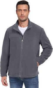 Veste polaire tactique d'hiver personnalisable pour homme, multi-poches, chaude, entièrement zippée, pour sports de plein air, en tissu toile - Product Image 6