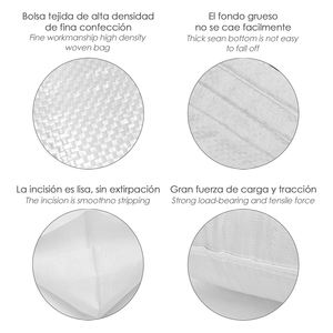 Sac de construction en raphia 60x100 cm - Product Image 3